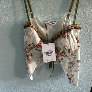 princess polly Ringa Rosey Top Multi